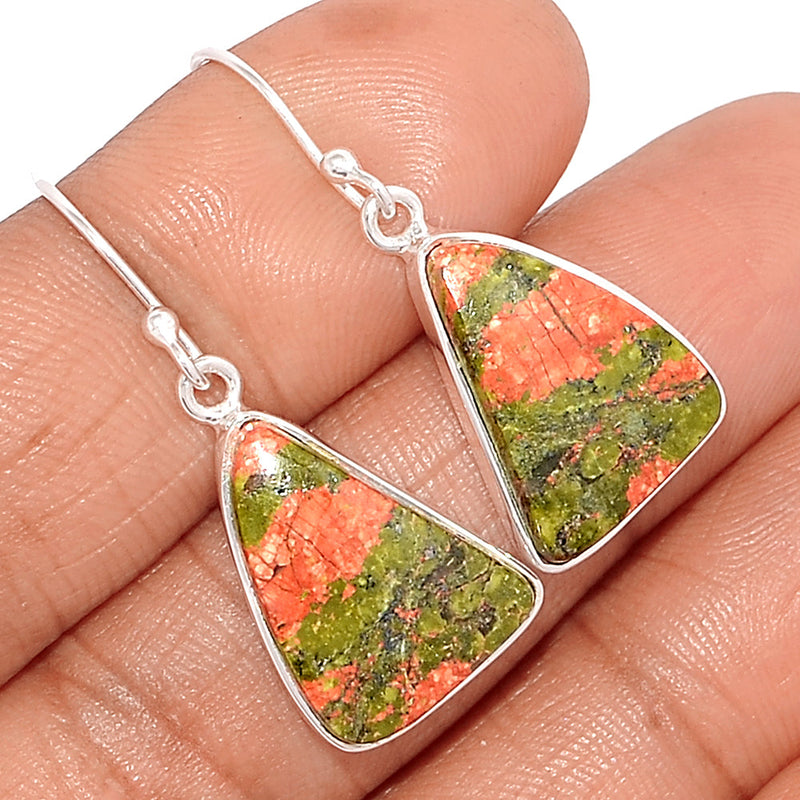 1.3" Unakite Earrings - UNKE728