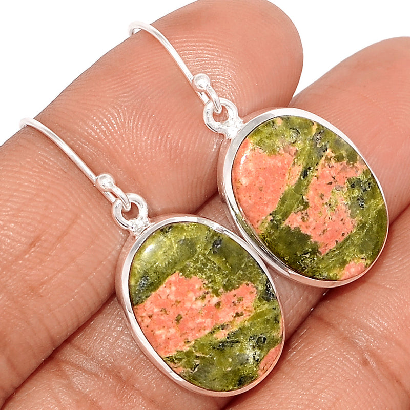 1.5" Unakite Earrings - UNKE736