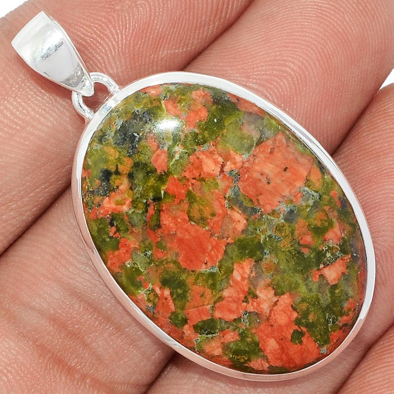 1.7" Unakite Pendants - UNKP409