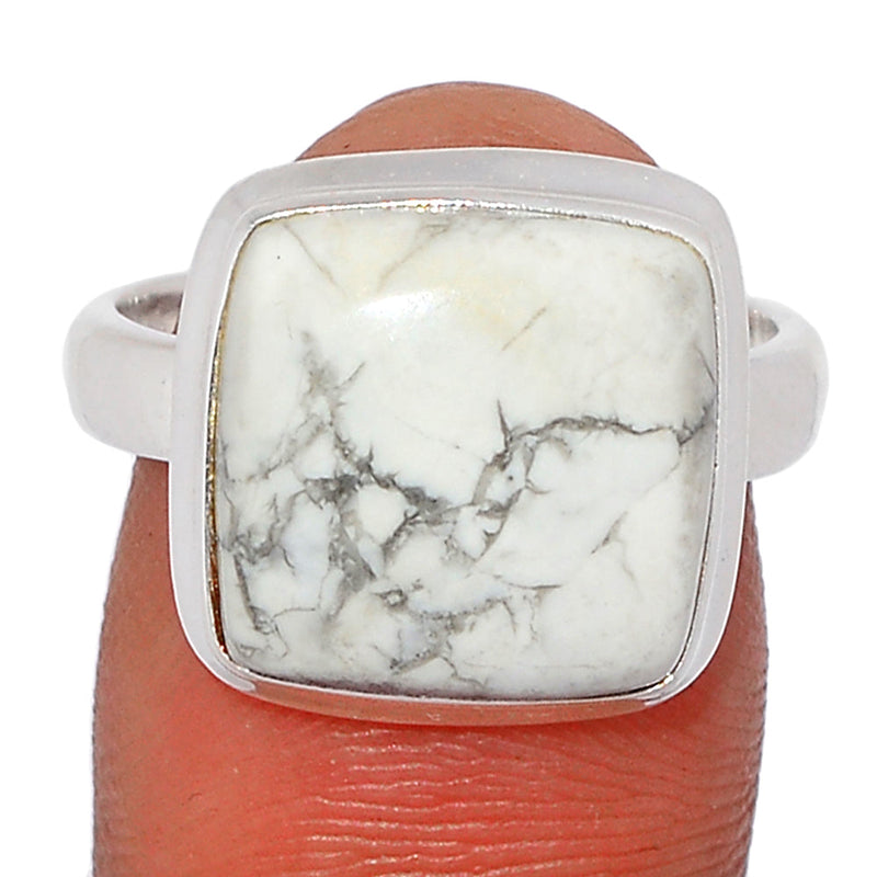 White Howlite Ring - WHOR615