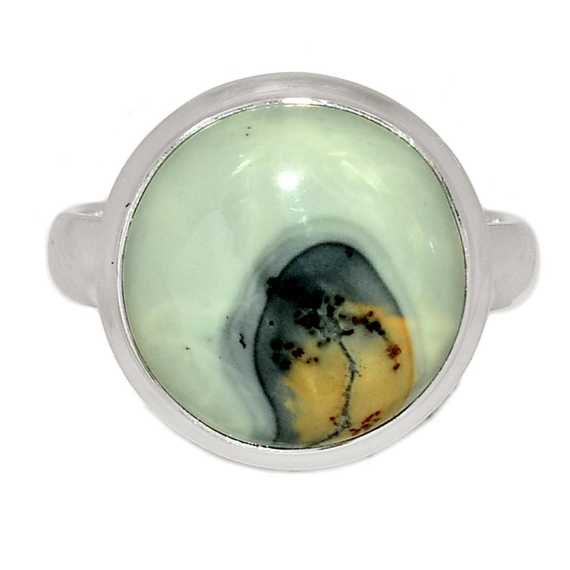 White Malingo Jasper Ring - WMJR158