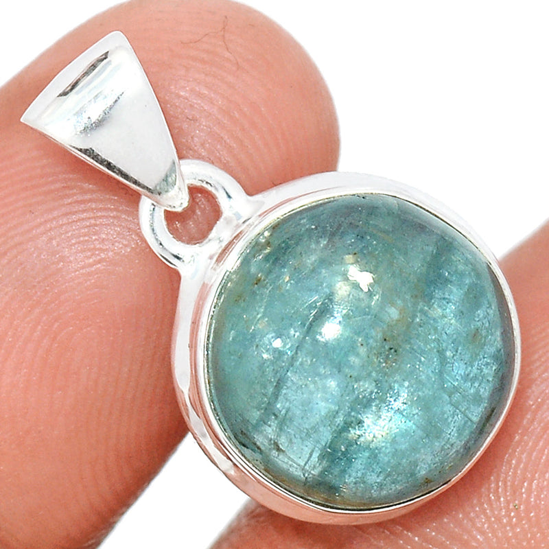 1.1" Aqua Kyanite Cabochon Pendants - AKCP310