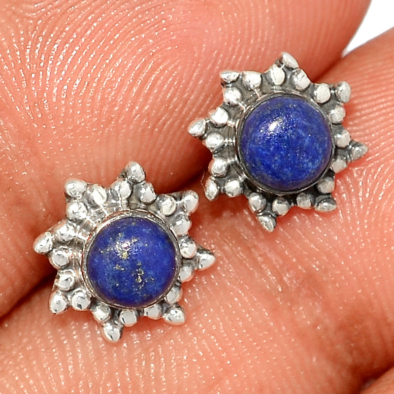 Small Filigree - Lapis Lazuli Studs - LPSS452