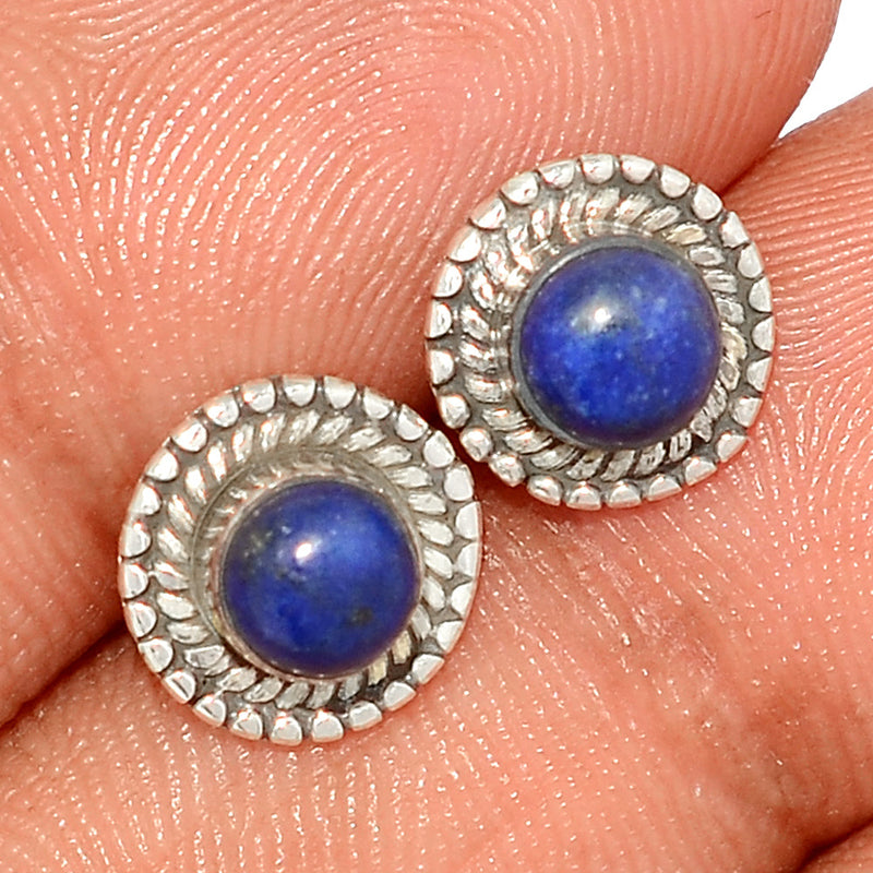 Small Filigree - Lapis Lazuli Studs - LPSS453