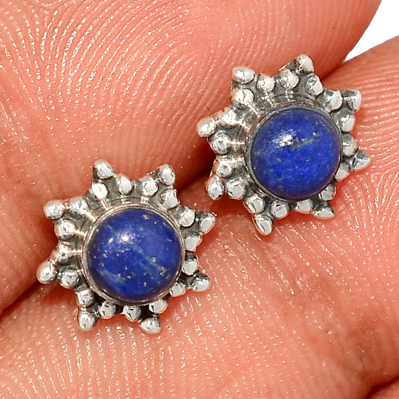 Small Filigree - Lapis Lazuli Studs - LPSS454