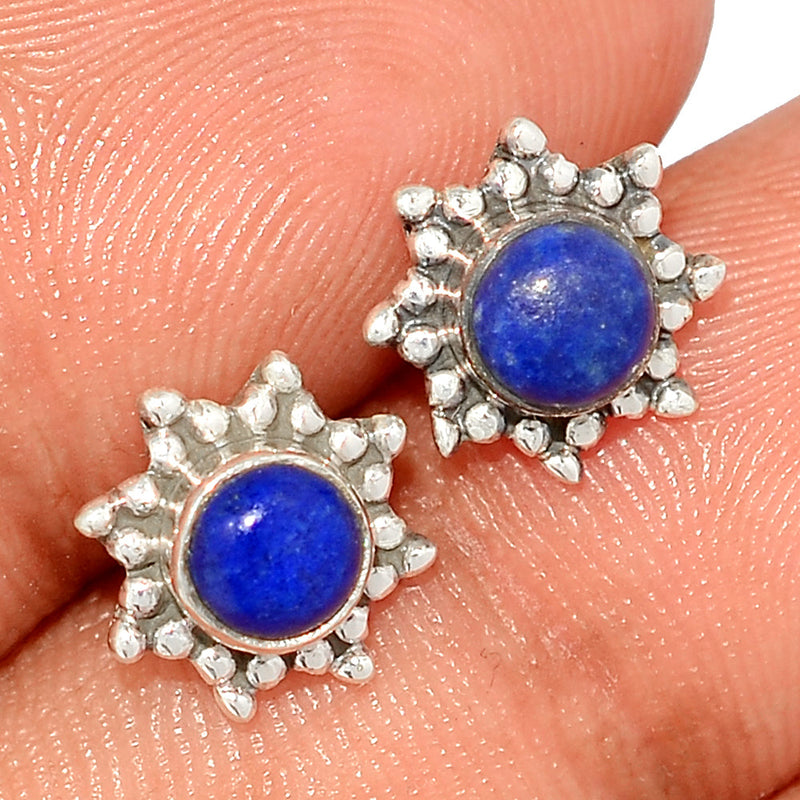 Small Filigree - Lapis Lazuli Studs - LPSS456