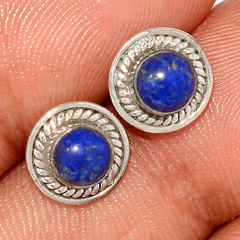 Small Filigree - Lapis Lazuli Studs - LPSS457