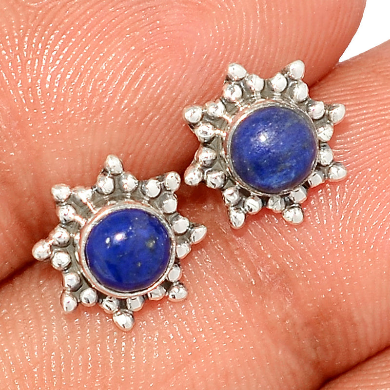 Small Filigree - Lapis Lazuli Studs - LPSS458