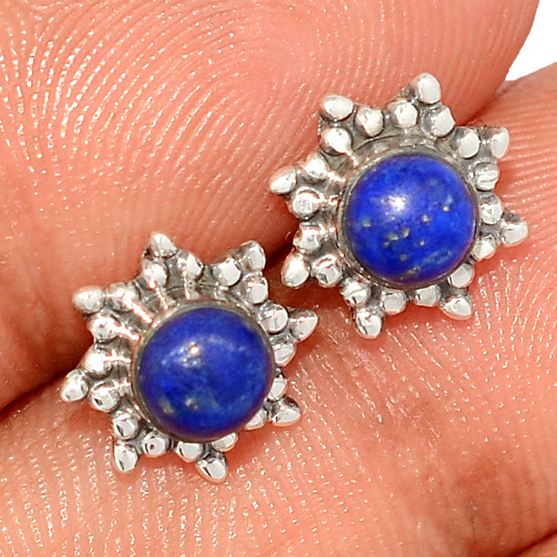 Small Filigree - Lapis Lazuli Studs - LPSS463