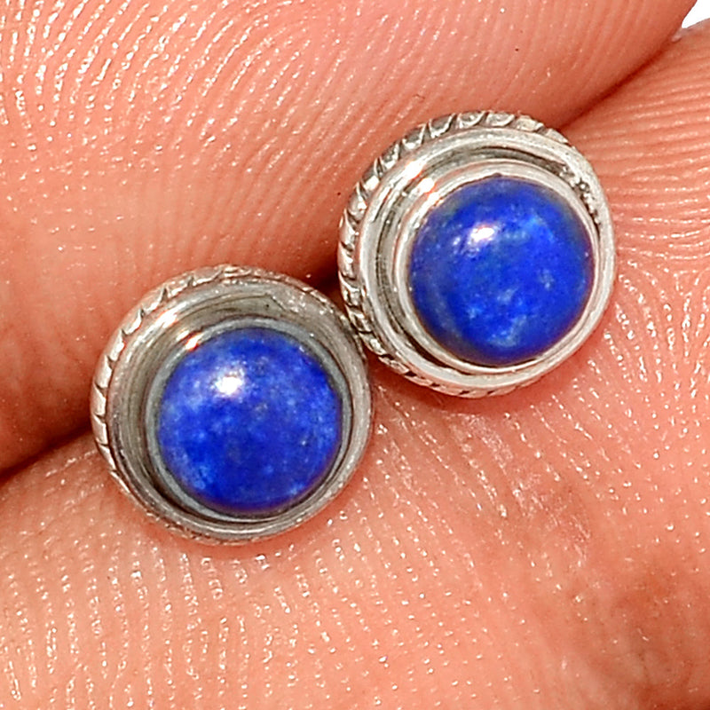 Small Filigree - Lapis Lazuli Studs - LPSS464