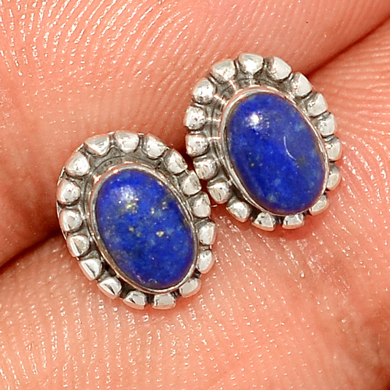 Small Filigree - Lapis Lazuli Studs - LPSS465