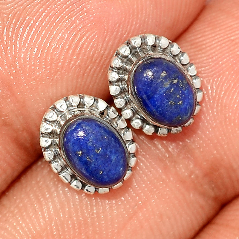 Small Filigree - Lapis Lazuli Studs - LPSS474