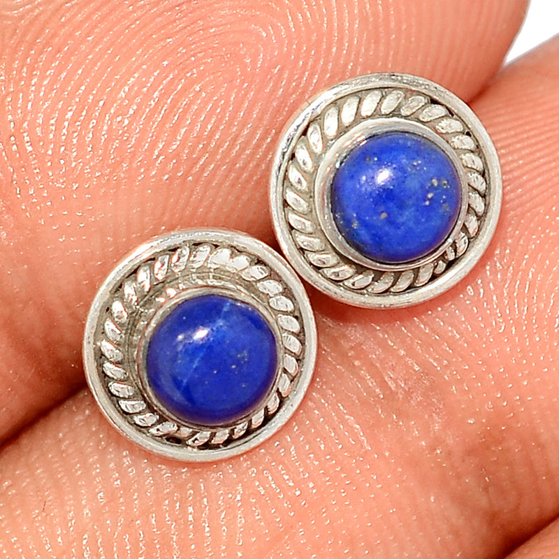 Small Filigree - Lapis Lazuli Studs - LPSS483