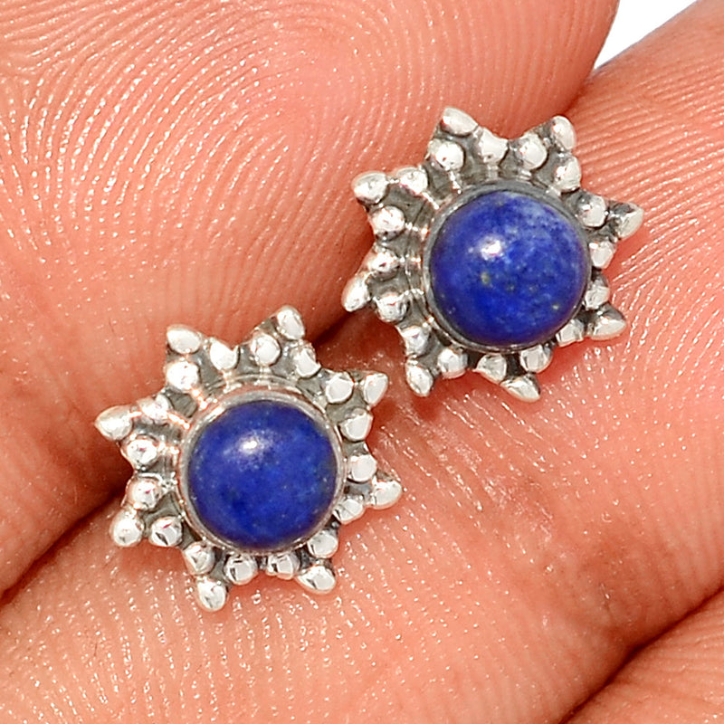 Small Filigree - Lapis Lazuli Studs - LPSS484