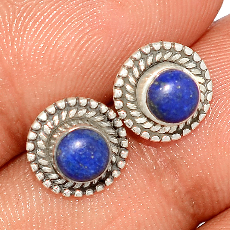 Small Filigree - Lapis Lazuli Studs - LPSS485