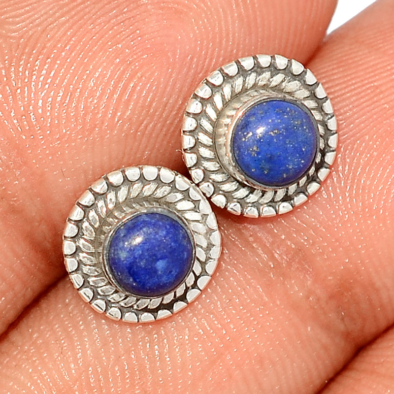 Small Filigree - Lapis Lazuli Studs - LPSS487