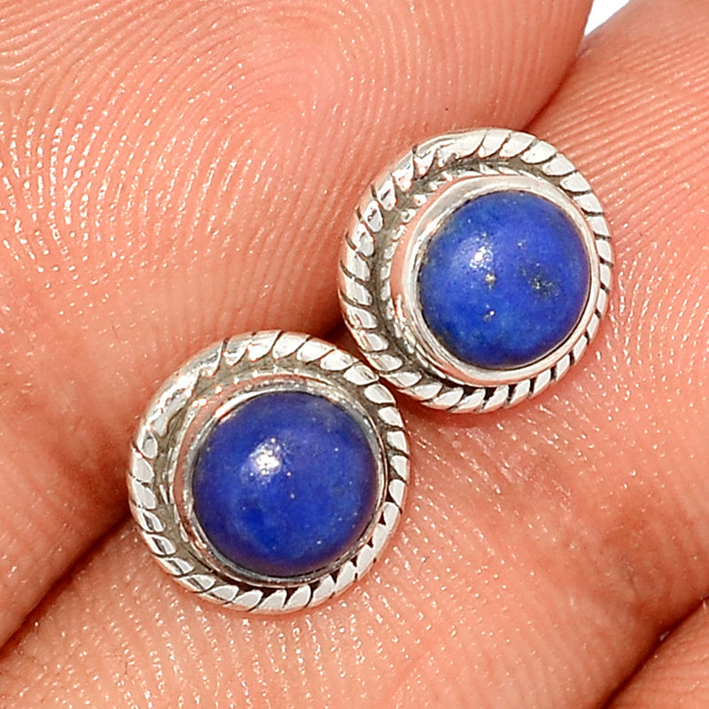 Small Filigree - Lapis Lazuli Studs - LPSS488