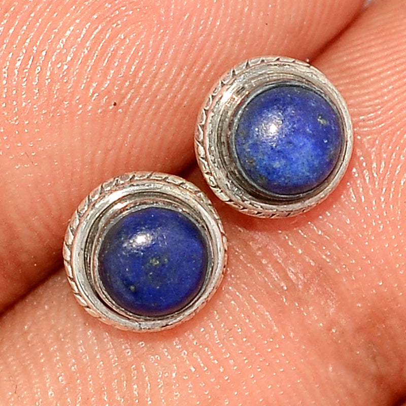 Small Filigree - Lapis Lazuli Studs - LPSS489