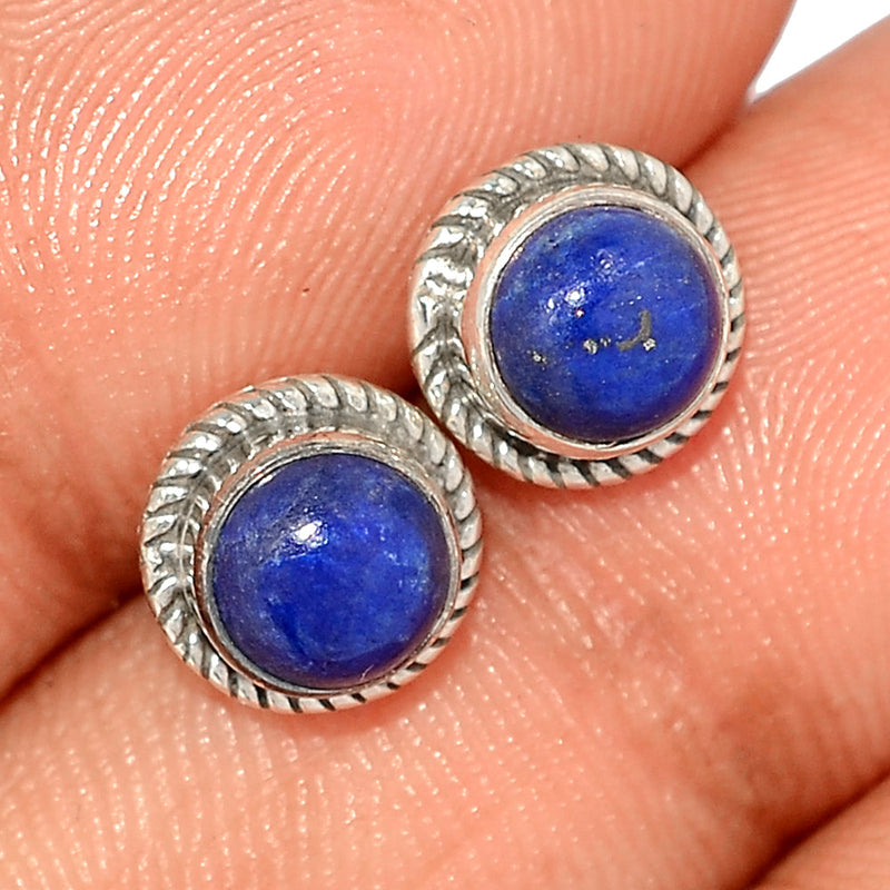 Small Filigree - Lapis Lazuli Studs - LPSS492