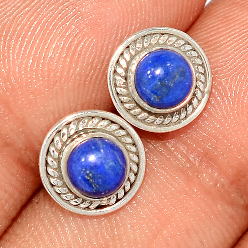 Small Filigree - Lapis Lazuli Studs - LPSS493