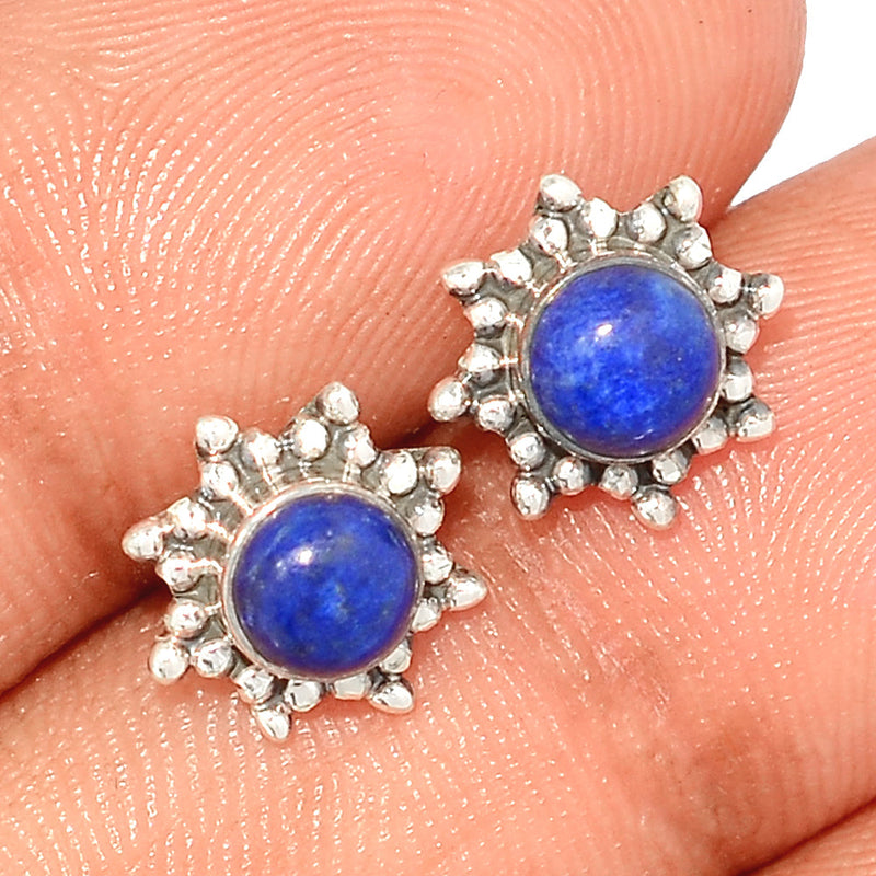 Small Filigree - Lapis Lazuli Studs - LPSS497