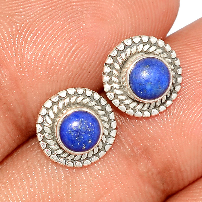 Small Filigree - Lapis Lazuli Studs - LPSS498