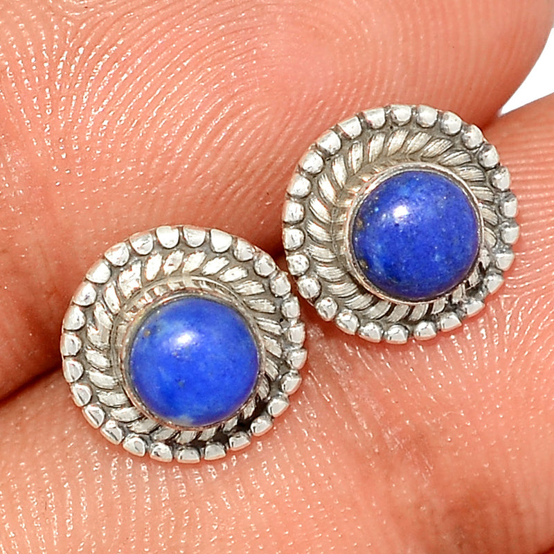 Small Filigree - Lapis Lazuli Studs - LPSS503