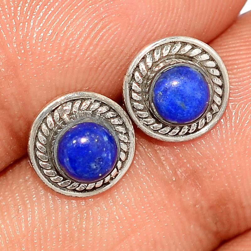 Small Filigree - Lapis Lazuli Studs - LPSS504