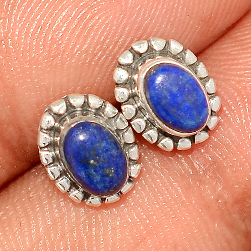 Small Filigree - Lapis Lazuli Studs - LPSS508