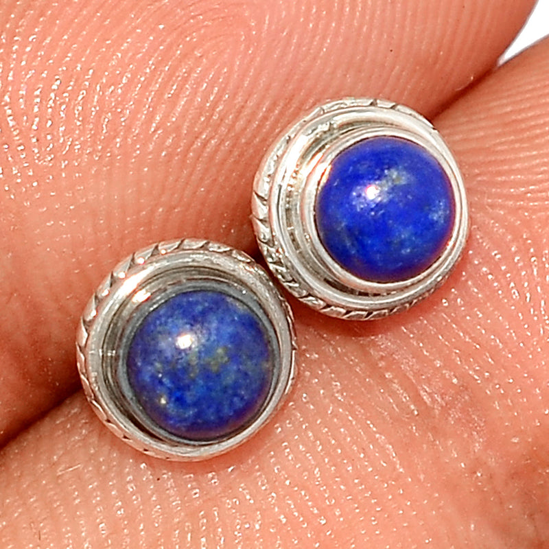 Small Filigree - Lapis Lazuli Studs - LPSS511