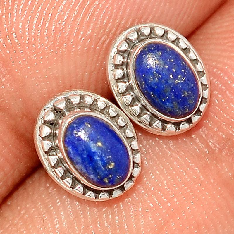 Small Filigree - Lapis Lazuli Studs - LPSS513