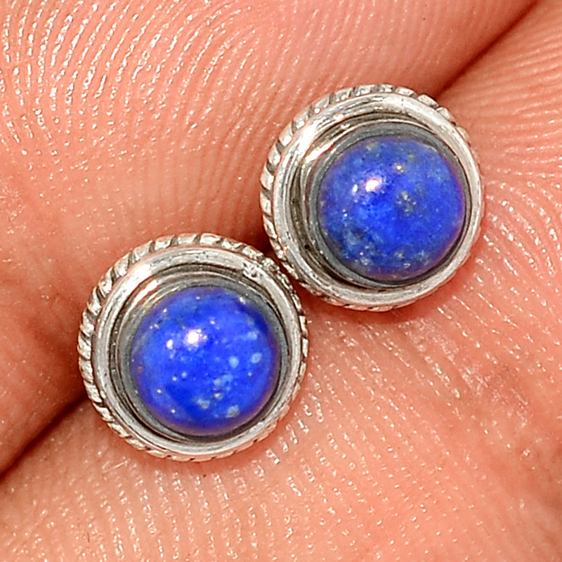 Small Filigree - Lapis Lazuli Studs - LPSS514