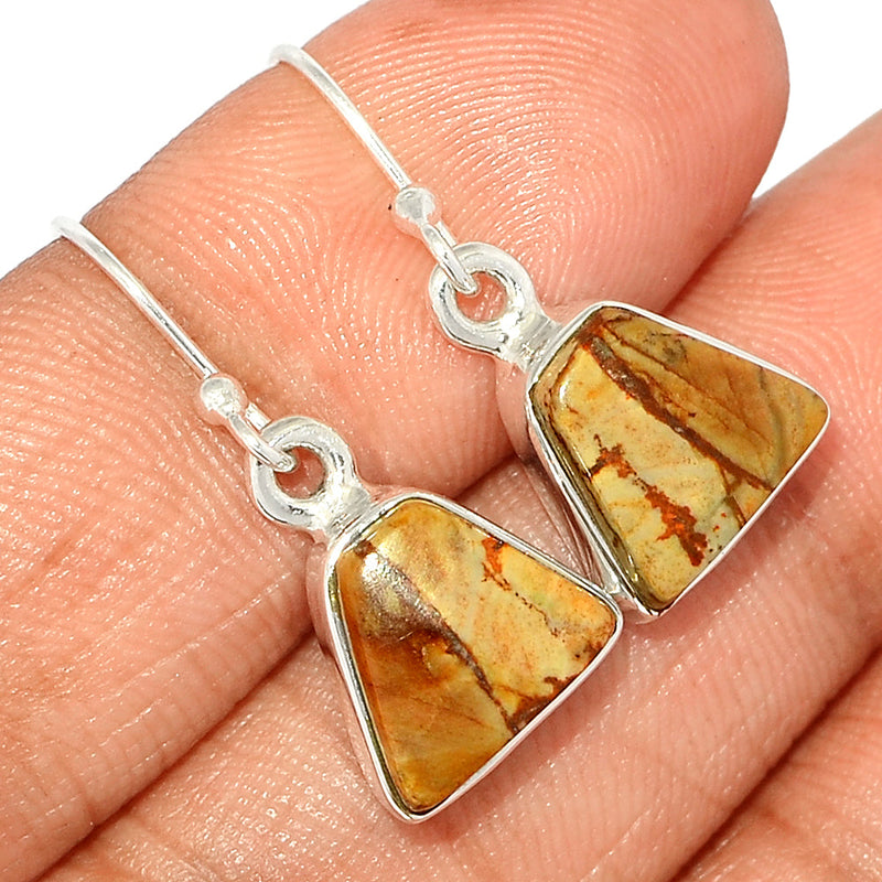 1.1" Zebra Jasper Earrings - ZBJE77